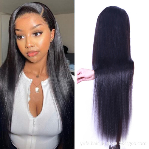 Wholesale Brazilian Hair Hd Lace Front Wig,Virgin Cuticle Aligned Human Lace Wig,13x4 13x6 Lace Frontal Wig For Black Women